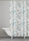 Kassatex Sps-115-Bgr Paisley Shower Curtain, Blue/Grey, 72 by 72-Inch, New