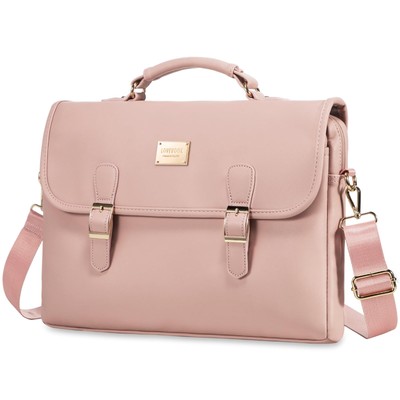 LOVEVOOK Laptop Bag for Women 15.6 Inch Waterproof Leather Computer Briefcase...