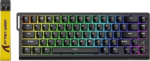 ATTACK SHARK X68 HE Wired Rapid Trigger Mechanical Adjustable Actuation Keyboard - Picture 24 of 27