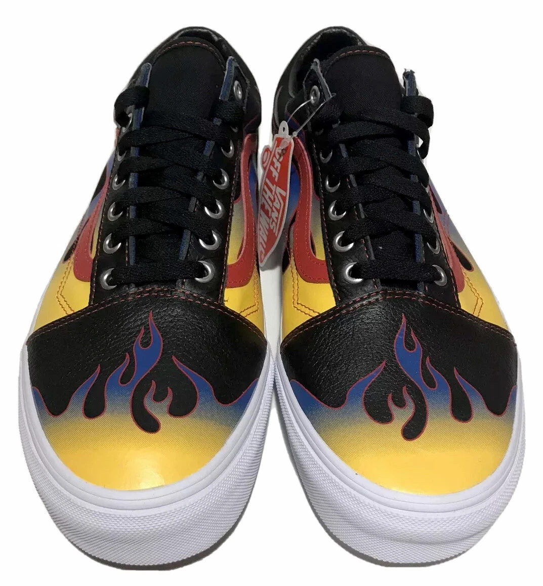 Vans Old Skool Racer Flames Mens Size 11 Skateboarding Casual