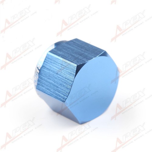 Stock EE. UU. 2 PIEZAS -6AN AN6 6AN Adaptador de montaje de tapa con junta tórica Aluminio Azul - Imagen 4 de 5