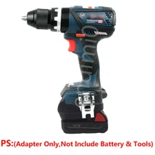 1 Adapter for BOSCH 18V Cordless Tools Uses for Milwaukee M18 RED Li-ion Battery