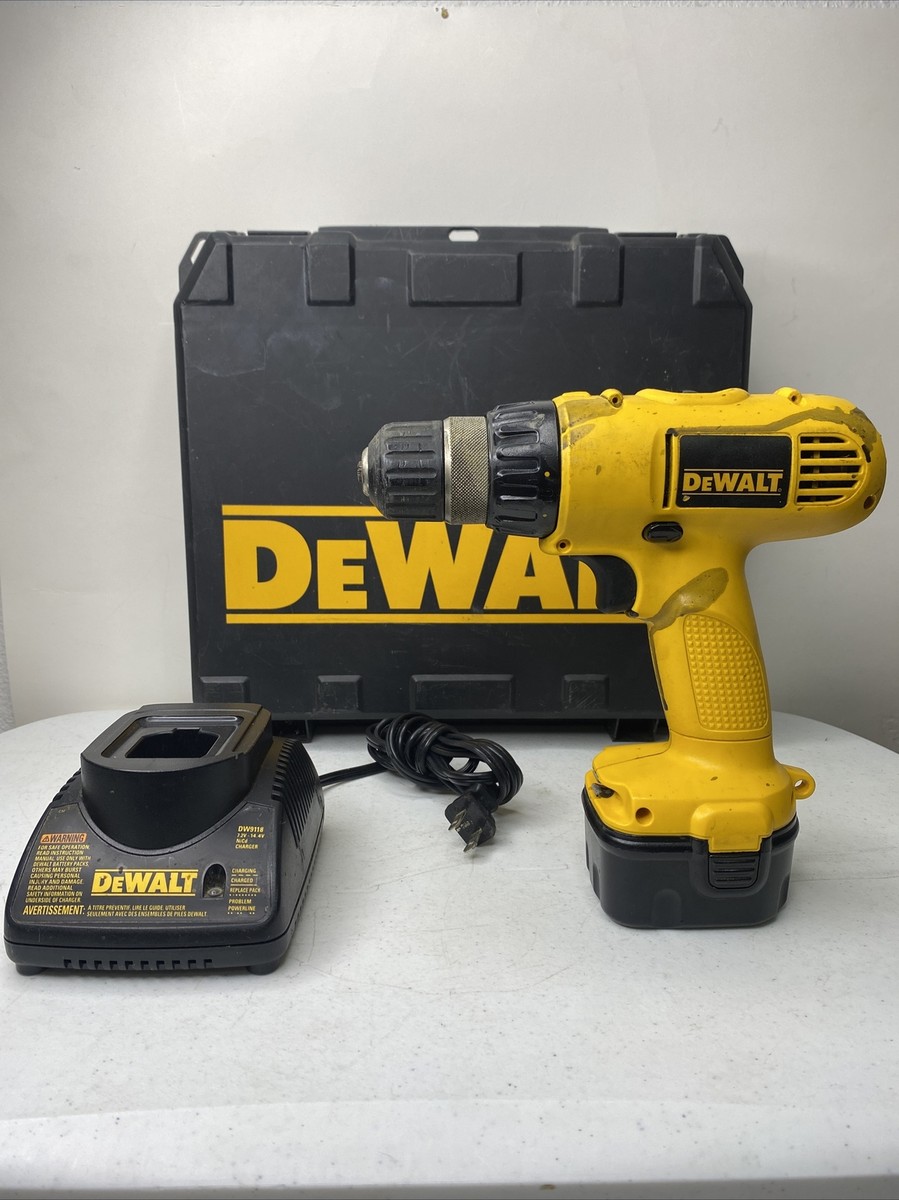 Dewalt DW927K-2 Clutch Cordless Drill Driver Charger, Case Battery