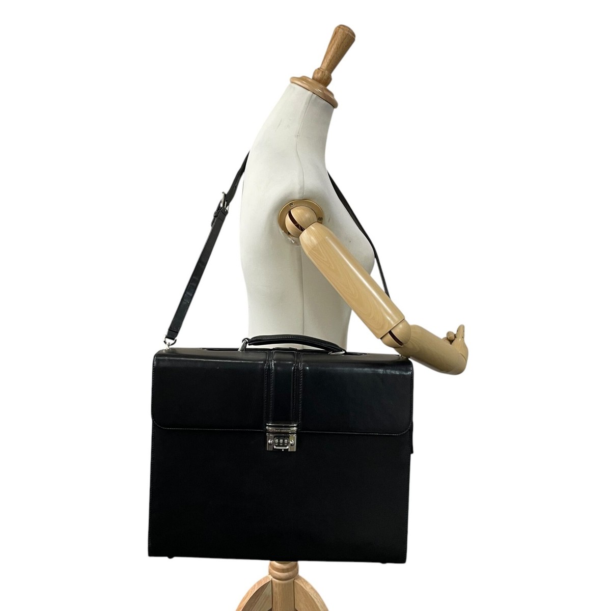 MONT BLANC ブリーフケース モノグラム PVC 2wayブラック MONT