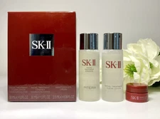 SK-II PITERA 3pc Set Eye Cream, Essence, Treatment Lotion New In Box Authentic