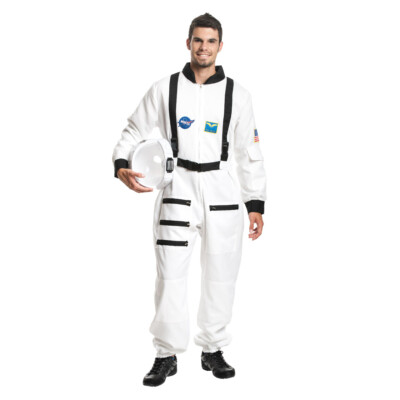 Astronauten Kostüm Herren Space Verkleidung Karneval Astronaut Overall Fasching