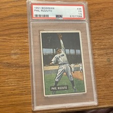 1951 Bowman #26 Phil Rizzuto PSA graded 1.5 Fair/Good Yankee Hall of famer (HOF)
