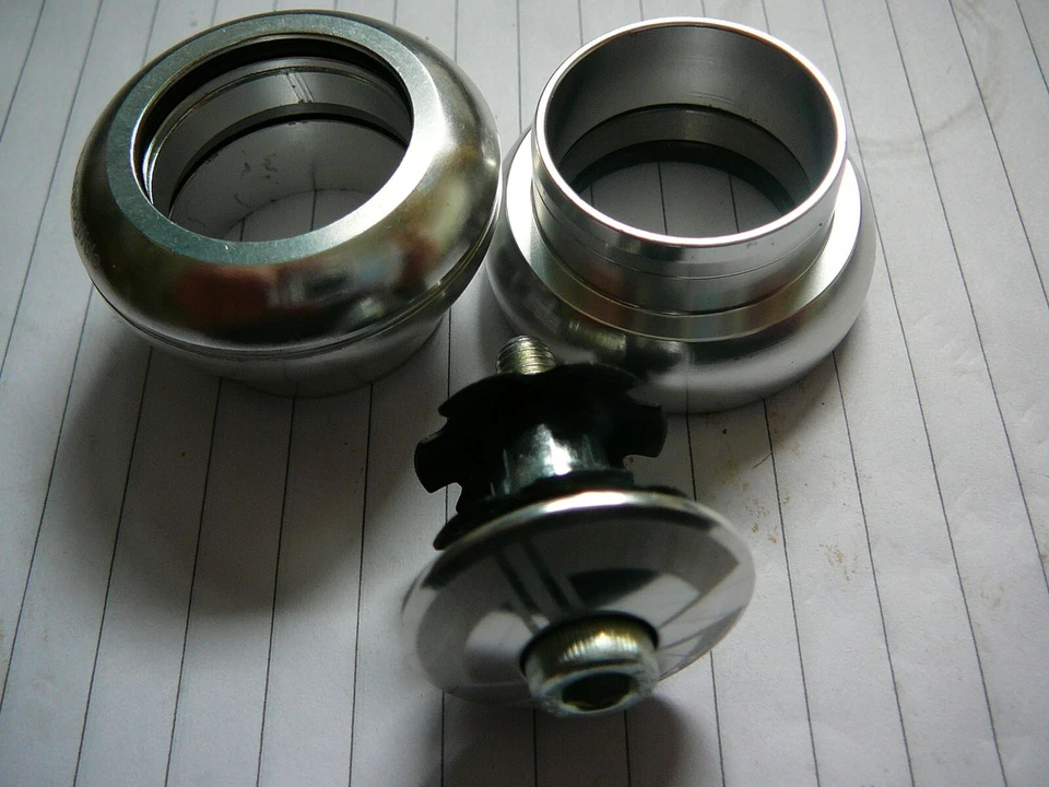 Tange Ahead внешние гарнитура глухие подшипники велосипед цикл шток 1" вилки серебро. - Изображение 4 из 4