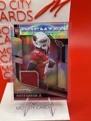 2024 Panini Prizm Marvin Harrison Jr Premier Jerseys Silver Patch PJ-MHJ