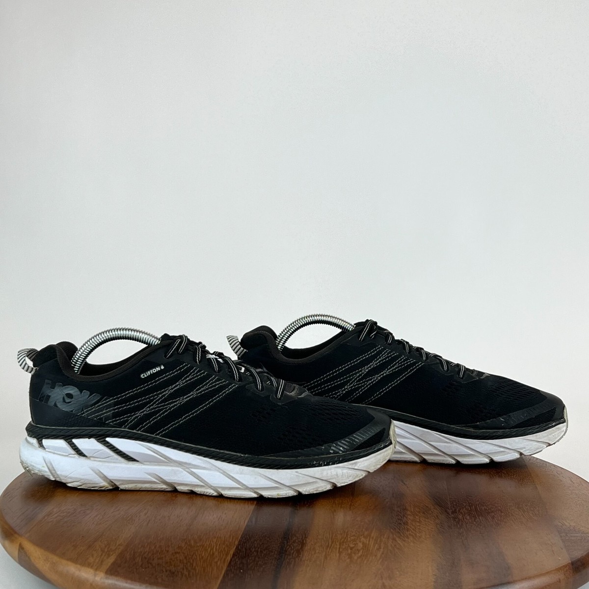 Black Clifton Womens Hoka One One Clifton Women's Running Shoes Size