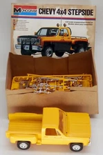 Vintage Monogram #2264 Chevy 4x4 Stepside (Mostly Built) 1973-1980 Chevrolet