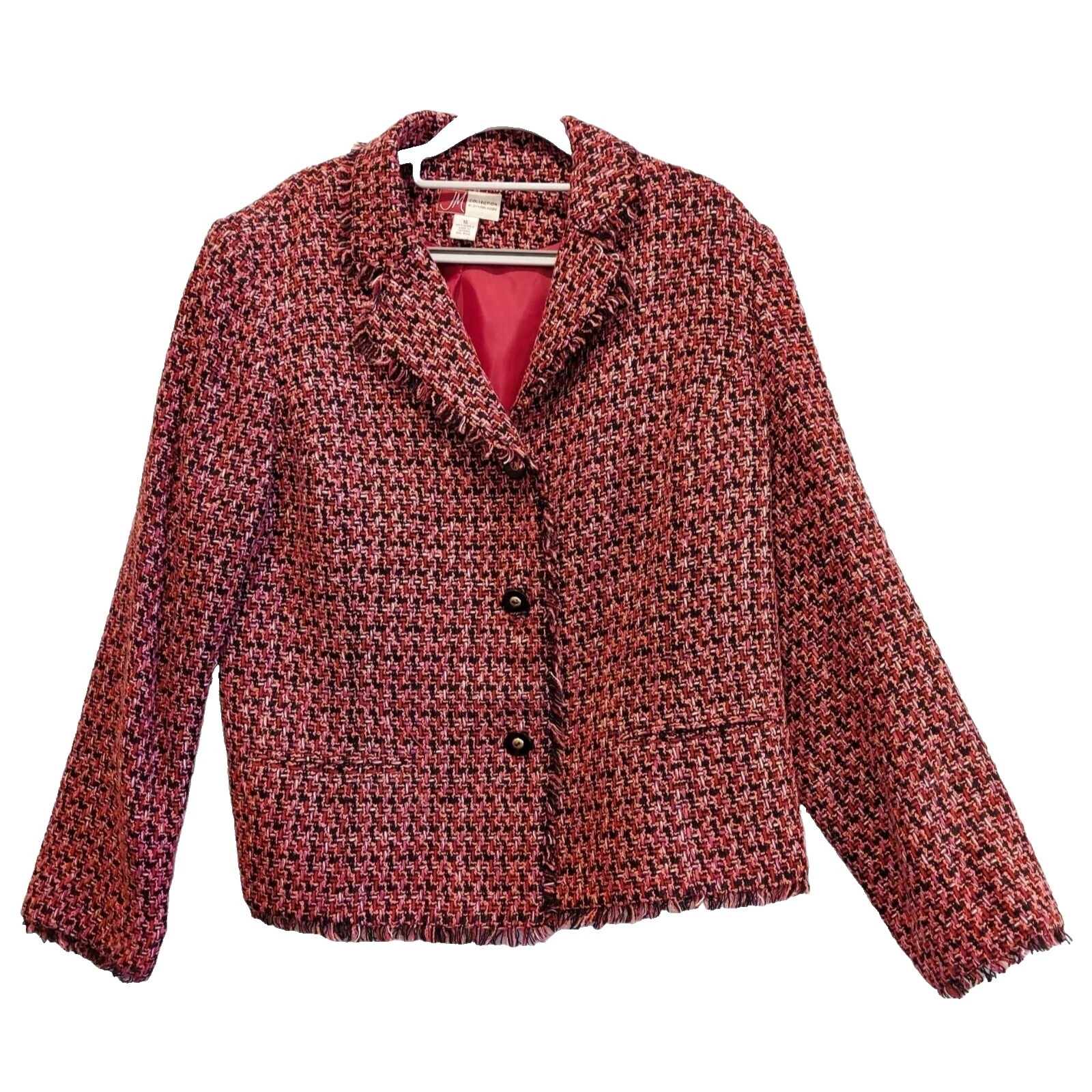 JM Collection 格子外套、夹克、背心女