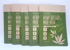 5 PACK - SOOAE Hemp Dreams Mud Sheet Mask 100...