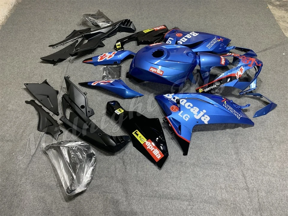 Kit de carenado para Aprilia RS125 2006-2011 07 carrocería de inyección ABS azul negro rojo Foto 3 de 4