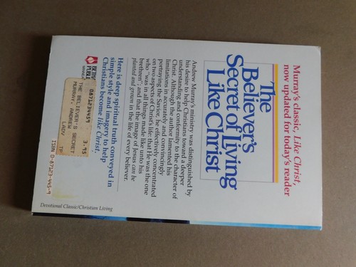 The Believer's Secret of Living Like Christ - by Andrew Murray - 1985 PB - Picture 7 of 9