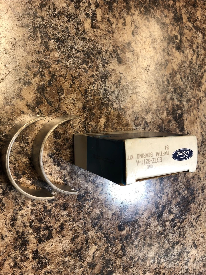 Nuevo de Lote Antiguo Genuino Ford OE E3TZ-6211-A Motor ¡Par de Cojinetes de Varilla de Conexión! F+S! Foto 3 de 4