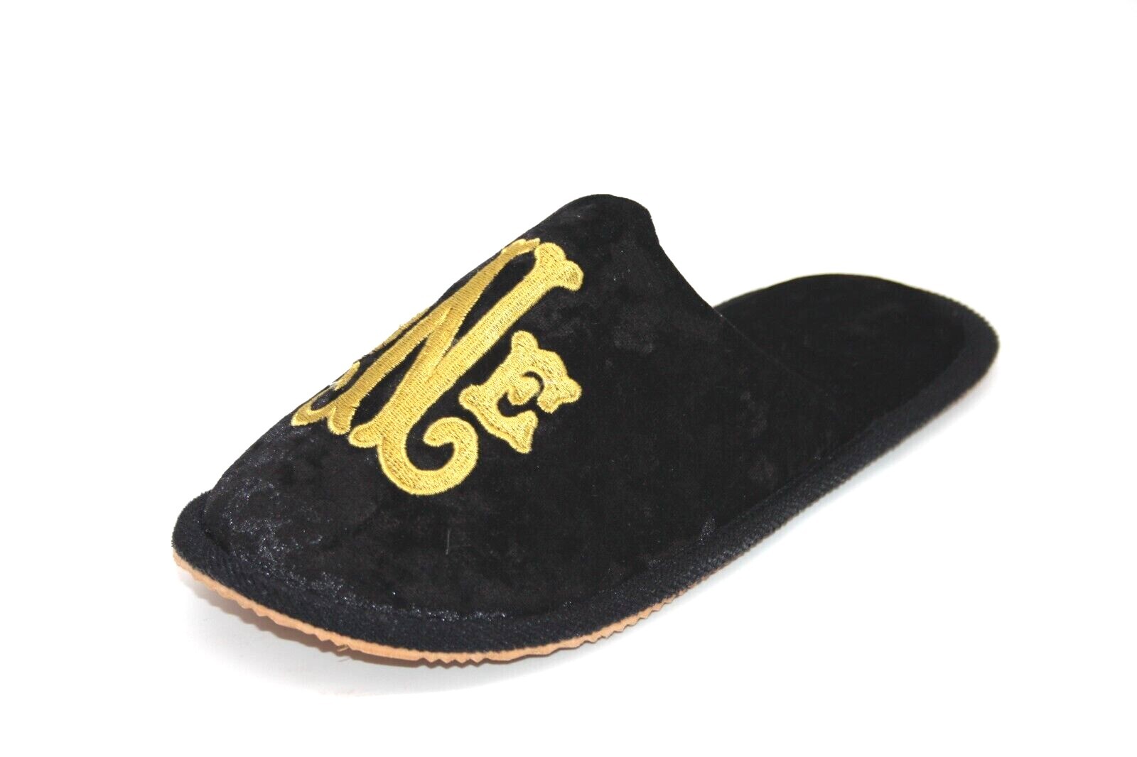 PANTOFOLA D’ORO AND 1 PANTOFOLA CASA DI RISERVA DA UOMO D3066MBYB NERA ORO SLIP ON