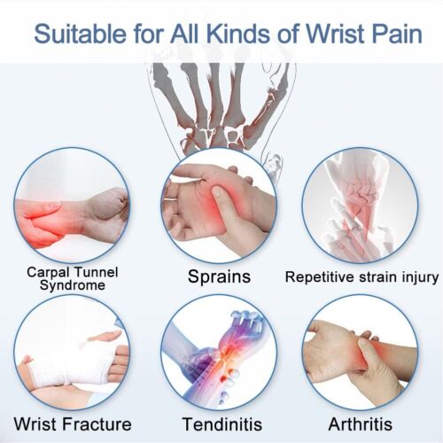Wrist Brace Forearm Brace Carpal Tunnel Relief, Wrist Splint Support - Picture 7 of 8
