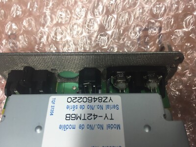 PANASONIC TY-42TM6B PLASMA DISPLAY BNC COMPOSITE VIDEO TERMINAL