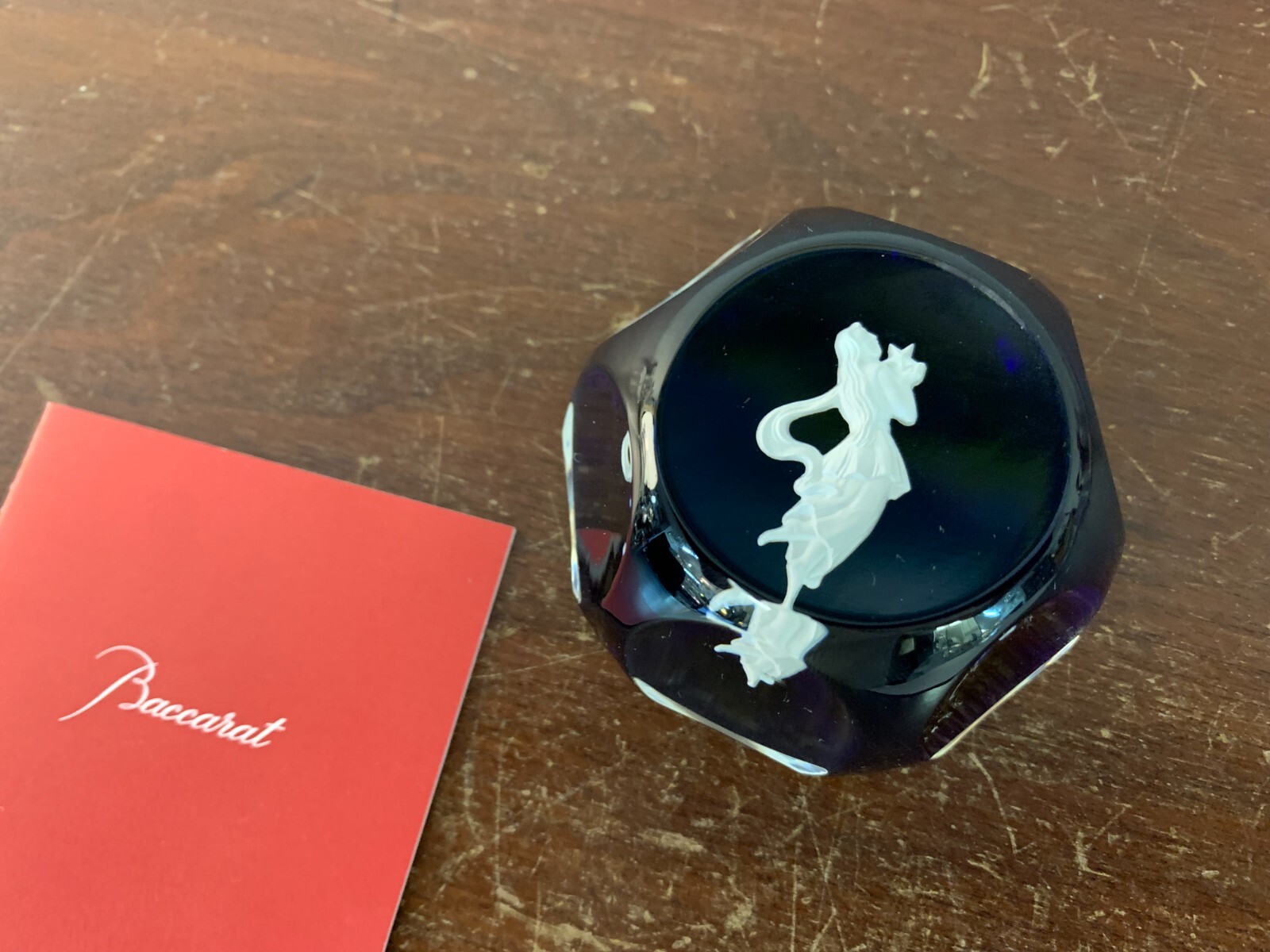 Renowned Baccarat Crystal Paperweight