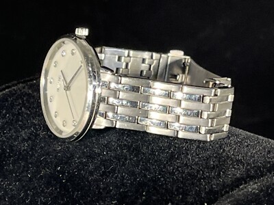 Relic Watch Women Silver Tone White Mother of Pearl Round  display picture 1