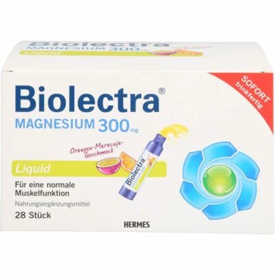 HERMES ARZNEIMITTEL GMBH BIOLECTRA Magnesium 300 mg Liquid 28 St PZN13986586