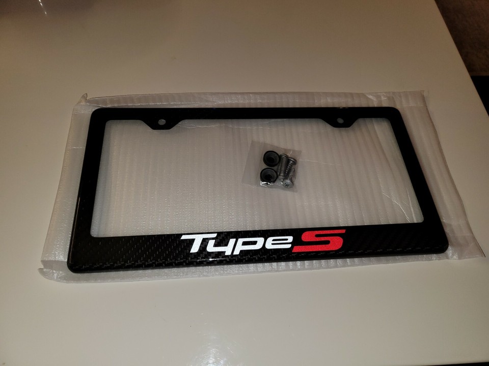 Acura TLX Logo In UV LED Printed On Black Metal License Plate Frame - Foto 5