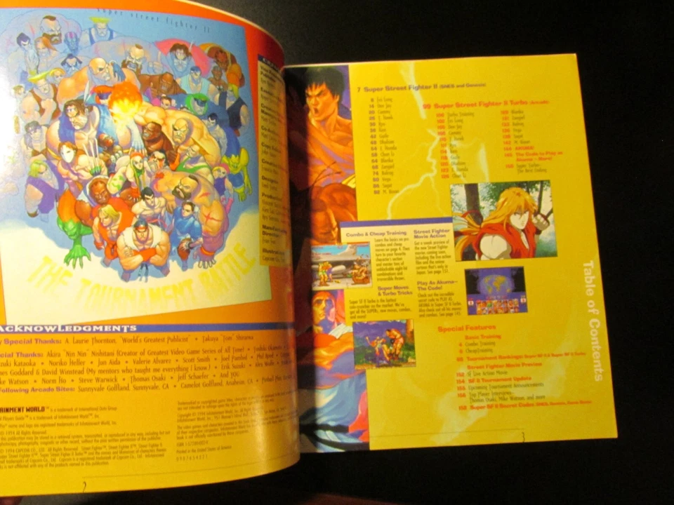 SUPER STREET FIGHTER II OFFICIAL PLAYERS GUIDE 1994 Super Nintendo SEGA Genesis - Image 4 of 4