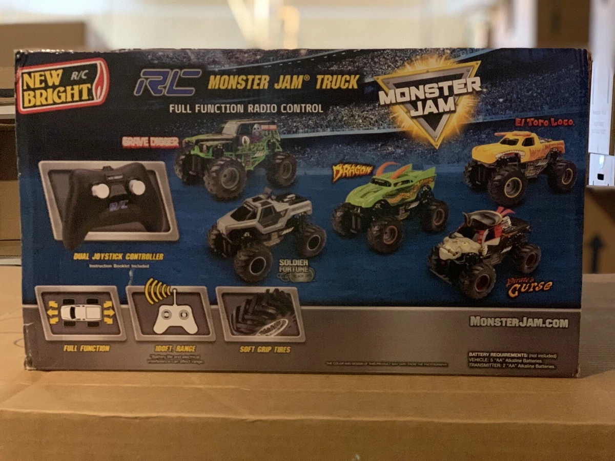 New bright rc monster jam truck deals