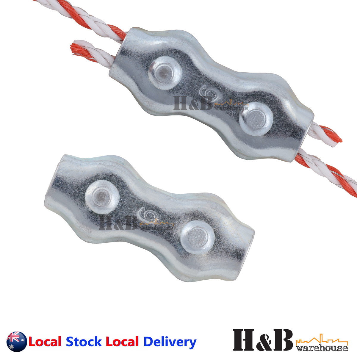 10 Electric Fence Poly Wire Joiner PolyWire Rope Braid Connector