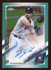 2021 Topps Chrome - BLAKE TAYLOR ROOKIE AUTO - AQUA Refractor /199 #RA-BT