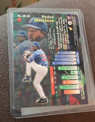 Pedro Martinez 1995 Topps Stadium Club Card #485, Expos / Red Sox
