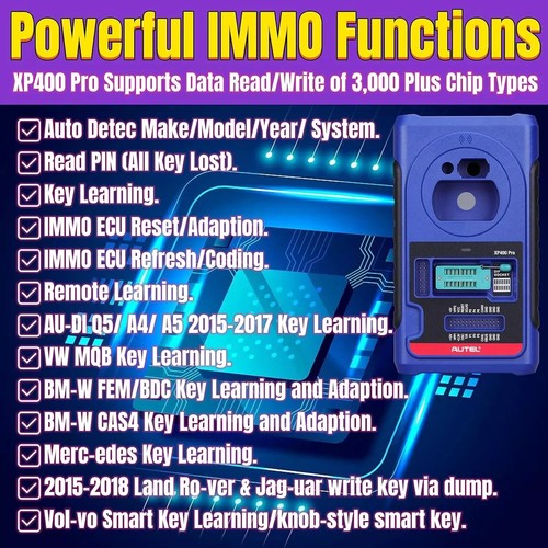 Autel XP400 PRO Car Chip IMMO Progarmmer TOOL IM508/IM608/IM608PRO/IM100/IM600 - Picture 4 of 6