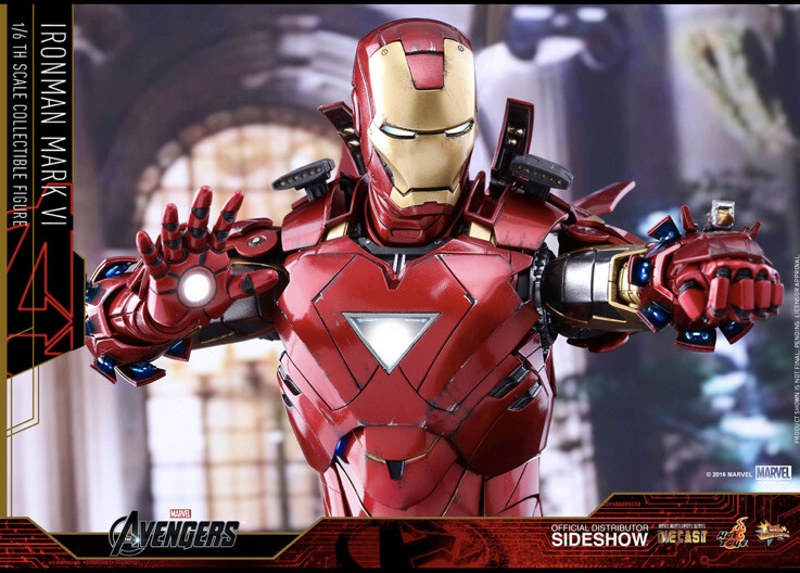 Hot Toys MMS378-D17 The Avengers IRON MAN Mark VI Diecast Hot Toys MMS378-D17 The Avengers IRON MAN Mark VI Diecast