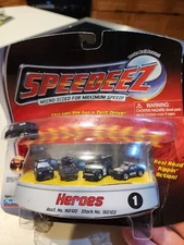 2002 Playmates Speedeez ~ HEROES Micro Vehicles ~ Turbo Ball Power - NEW