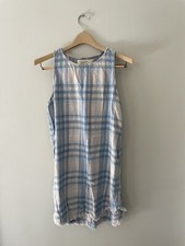Cloth and Stone Blue And Pink Plaid Dress Women’s M
