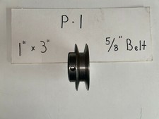 Steel Drive Pulley 3'' Dia. with 1'' Bore for 5L belts 5/8" belt P-1