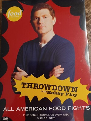 Throwdown w/ Bobby Flay: All American Food Fights (3 DVD Set) BRAND NEW, SEALED