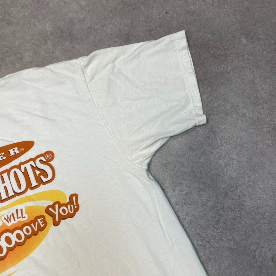 Buttershots T-Shirt Mens Snack Graphic Spellout Short Sleeve Tee, White XL image 9