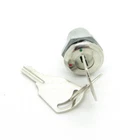 1 × Mini Key Switch 2 Pin ON-OFF Lock Switch 12mm Metal Shell With two Keys SPST