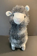 Kellytoy Llama Plush 11” Gray White Shaggy Alpaca Stuffed Animal  2019