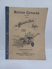 Vintage Minneapolis Moline REPAIR CATALOG The HARVESTER "69" R-1085D