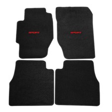 For 98-02 Honda Accord Floor Mats Carpet Anti-slip Black Nylon Front Rear 4pcs