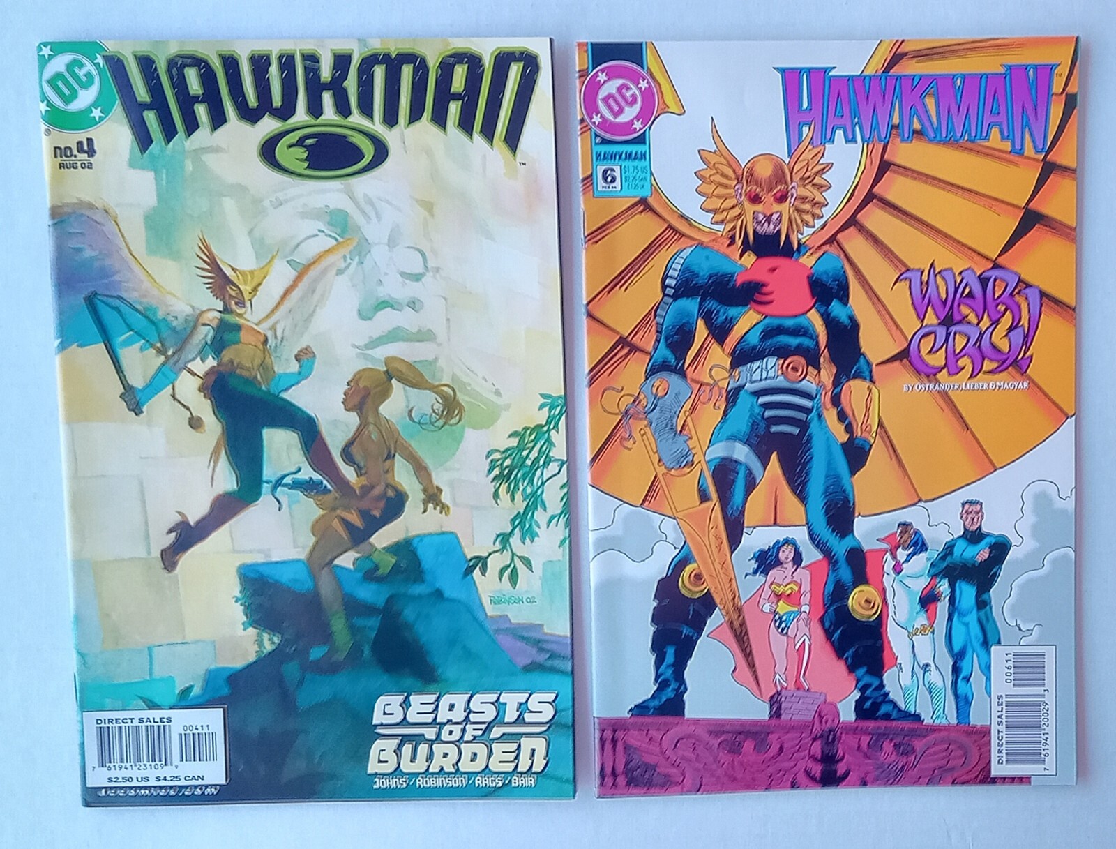 DC HAWKMAN #4, #6