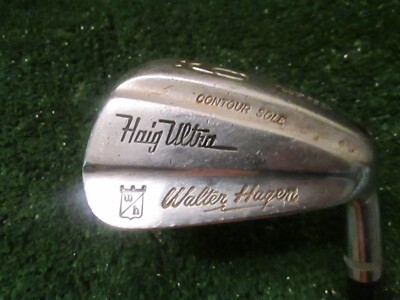 Golf Vintage Haig Ultra Contour Sole 9 Iron All Original Shows Use Nice Vintage
