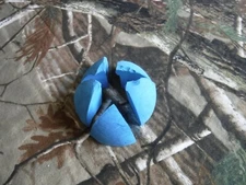 Turkey Box Call 5 PIECE BLUE CARPENTER'S CHALK  TYLERSBURG YELPERS Hard to Find