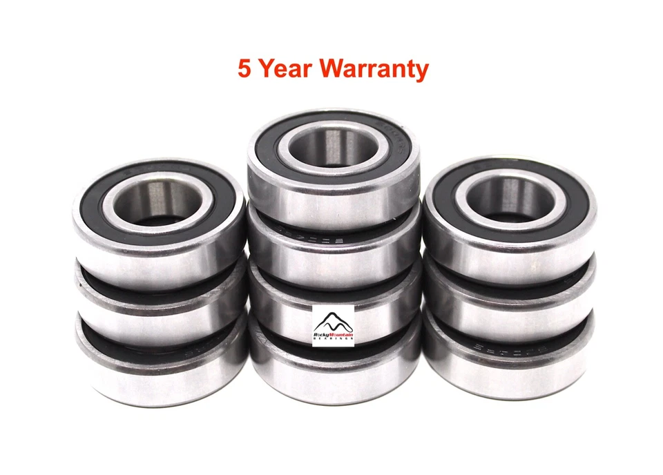 10 Pack Snowmobile Bearings 6004-2RS 20x42x12 6004RS Premium - 5 Year Warranty - Image 2 of 3