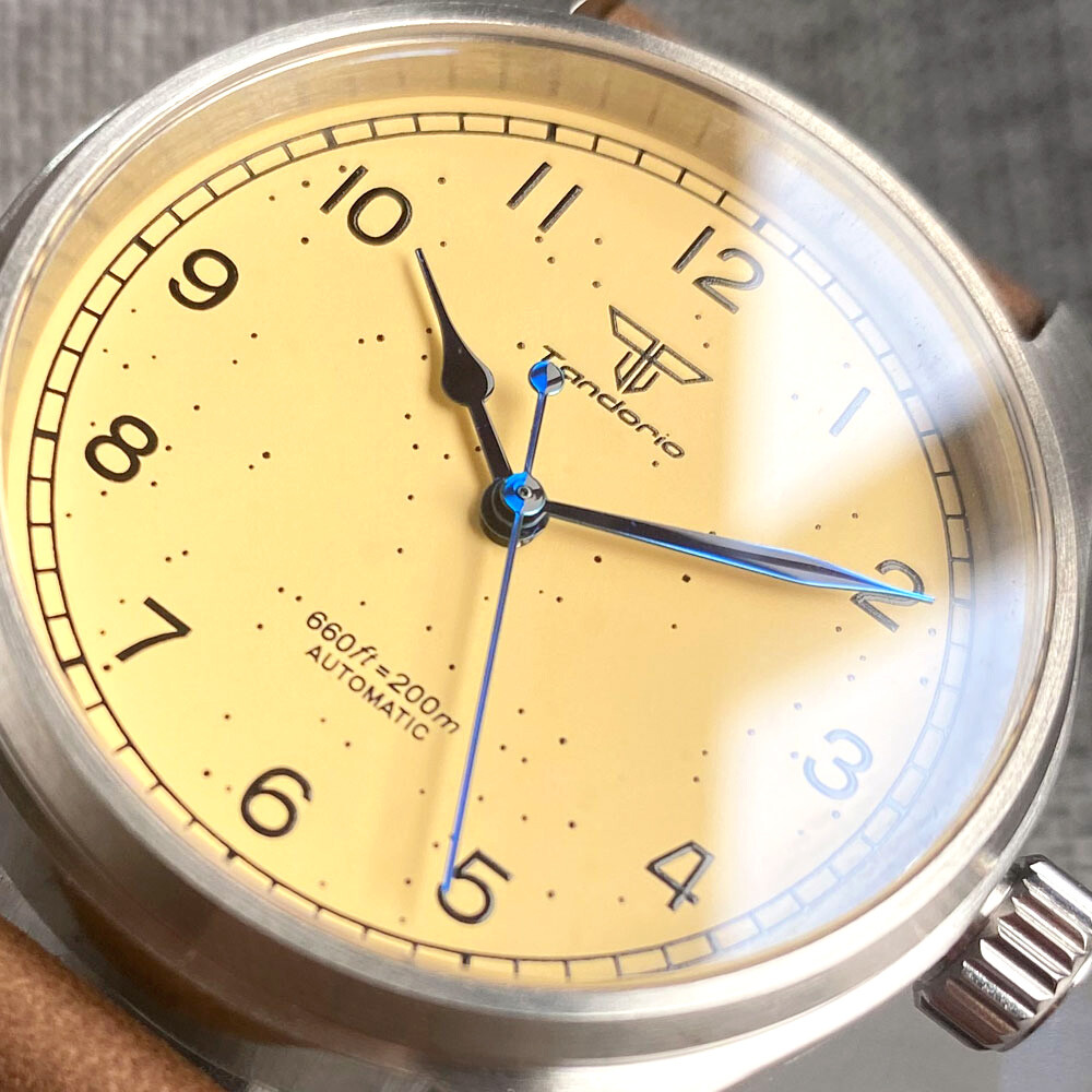 CUSN8 Bronze Tandorio Beige dial Miyota NH35A PT5000 Automatic Pilot Men Watch image 7