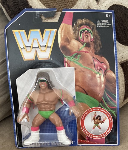 2016 Mattel Retro Series 1 Ultimate Warrior Figure...
