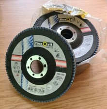 1X Flexovit 125mm X 22 Z80 metal  SANDING BUFFING grinding disc
